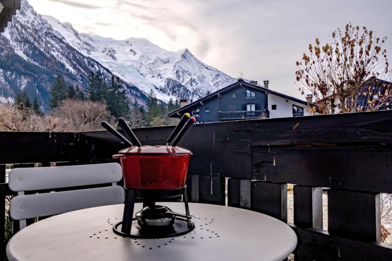 シャモニーLittle Nest- Peaceful With Breathtaking View Of Mont-Blancアパートメント エクステリア 写真